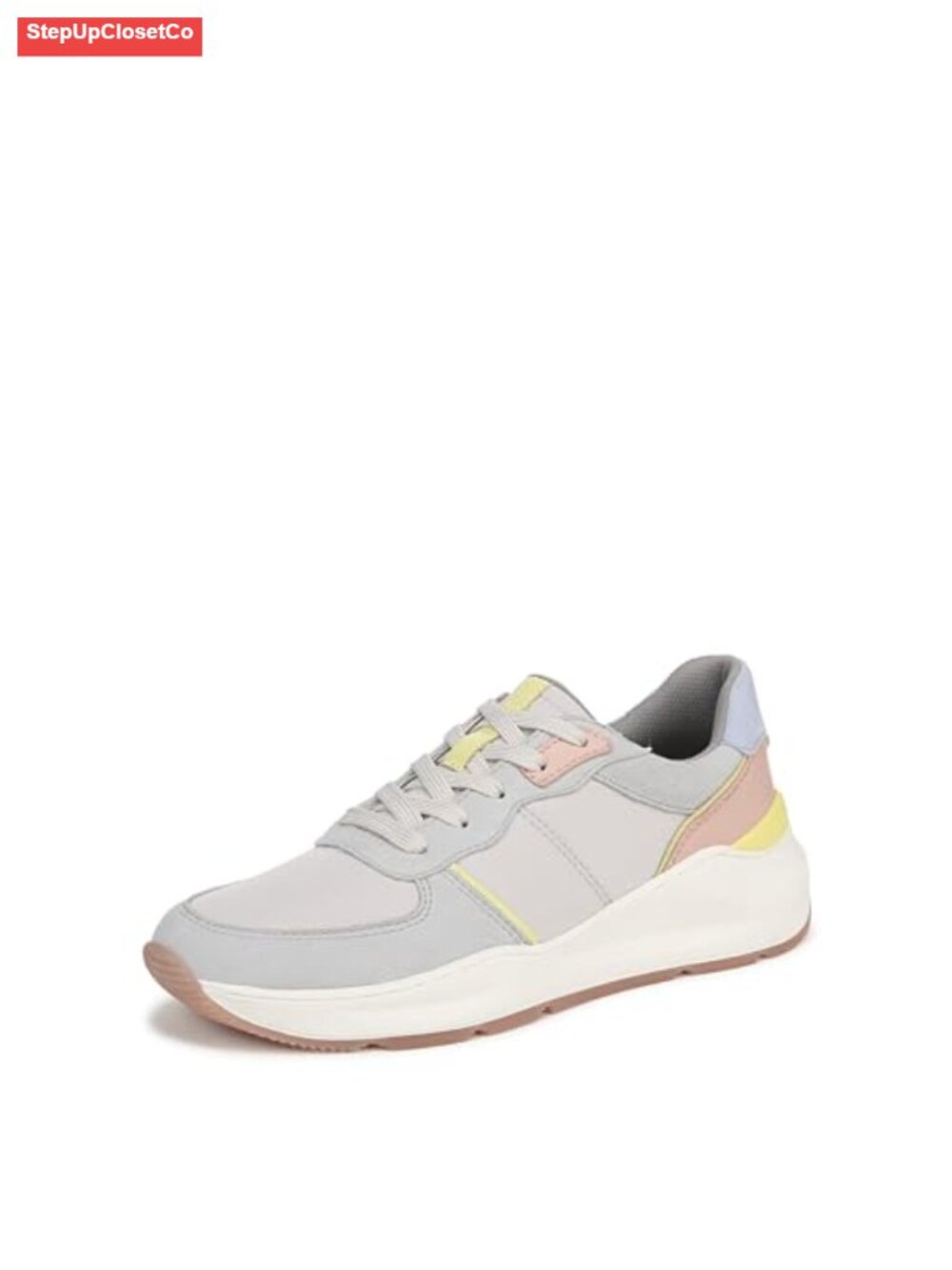 Lace Up Wedge Sneakers with Contour+ Comfort Leather